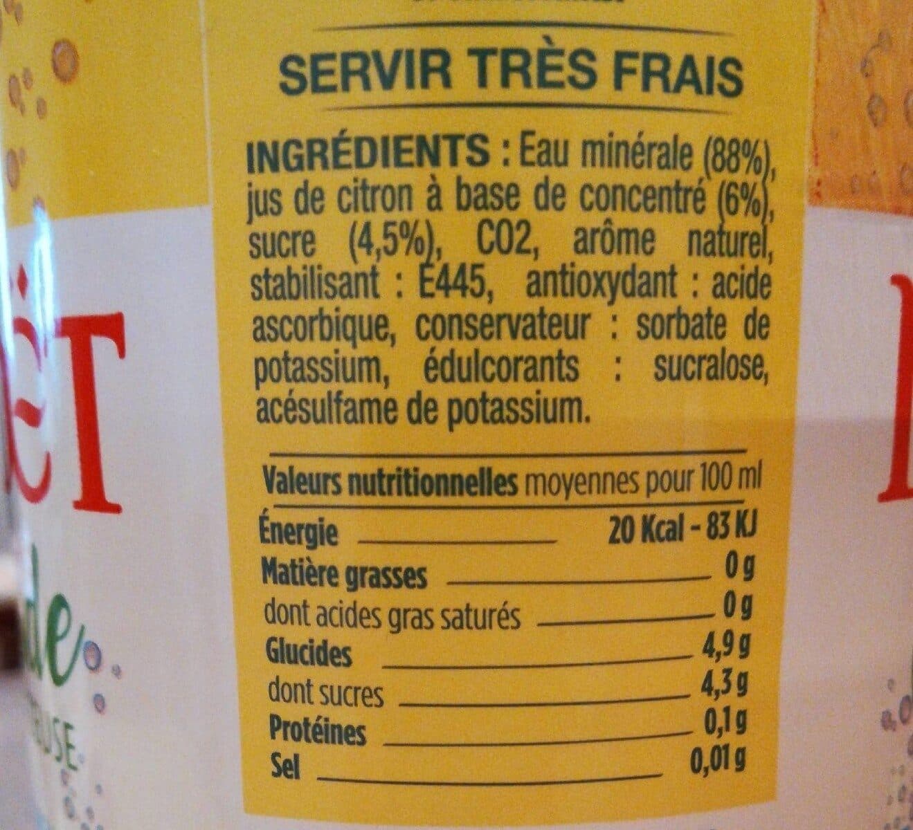 Open Food Facts Plancoet citronnade packshot
