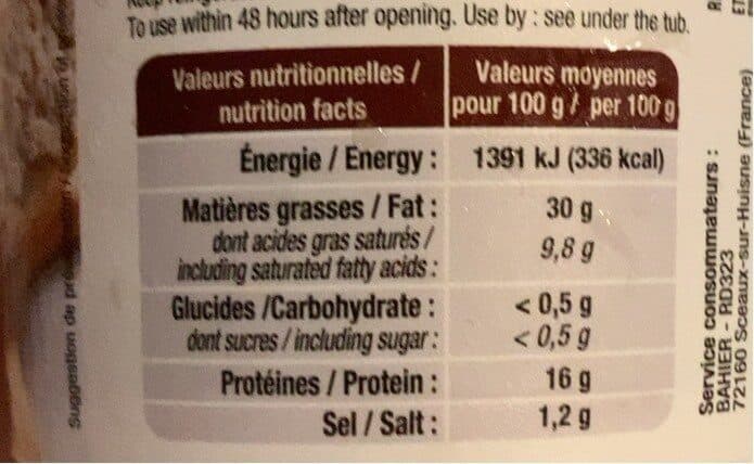 Bahier French Rillettes chicken spreadable packshot