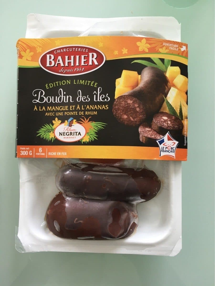 Charcuteries bahier Boudin des iles packshot