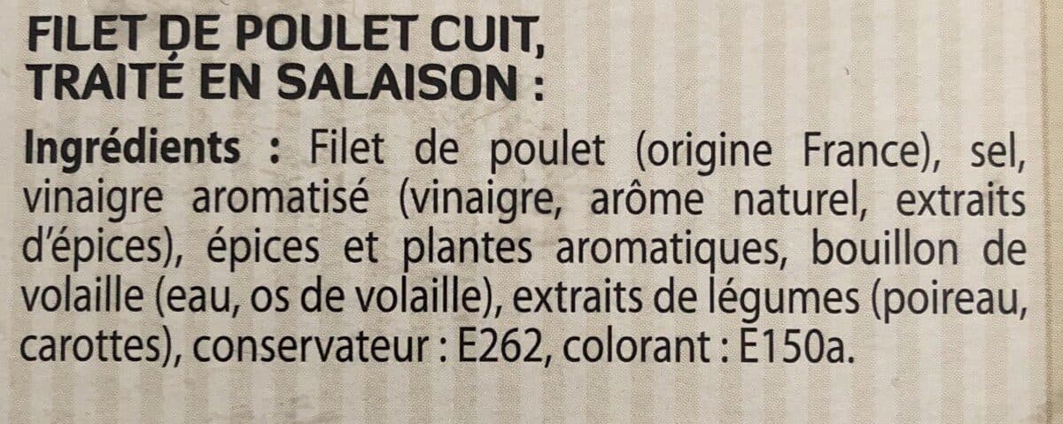 Open Food Facts Filet de poulet nature packshot