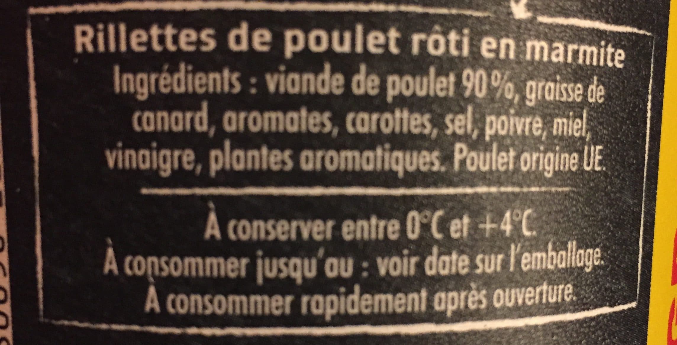 Bahier Rillettes de poulet packshot