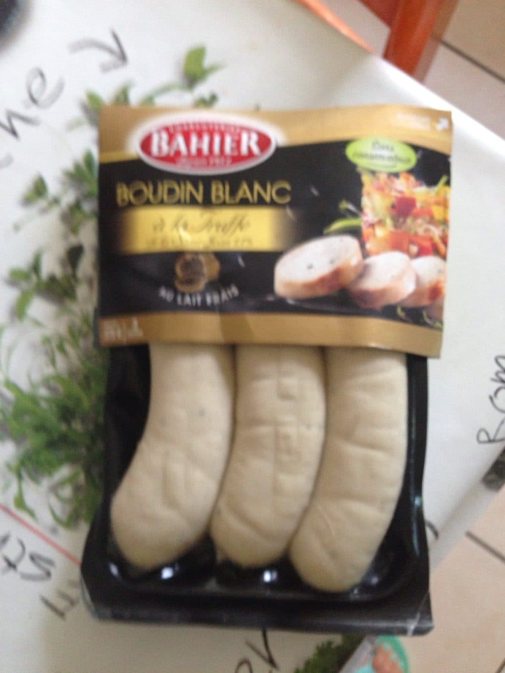 Bahier Boudin blanc à la truffe packshot