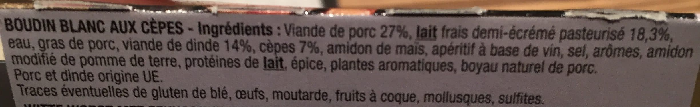 Bahier BOUDIN BLANC CEPES packshot