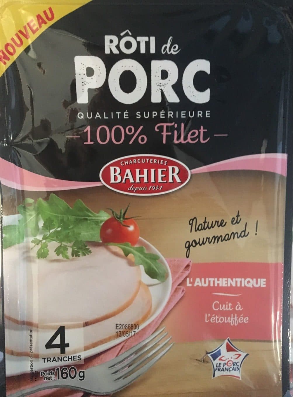 Bahier Rôti de porc packshot