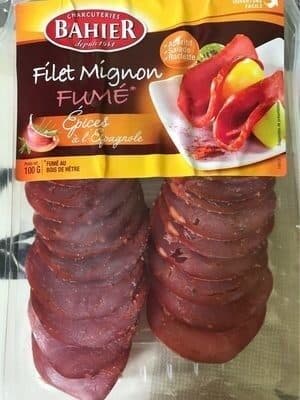 Bahier Filet mignon fumé tranché, épices à l'espagnole packshot