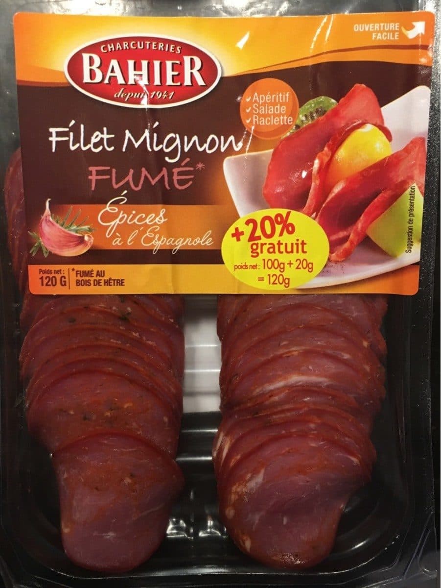 Bahier Filet mignon fumé packshot