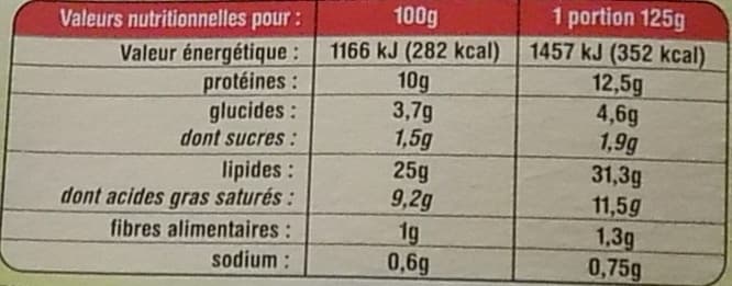 Bahier Boudin blanc Nature au lait frais packshot