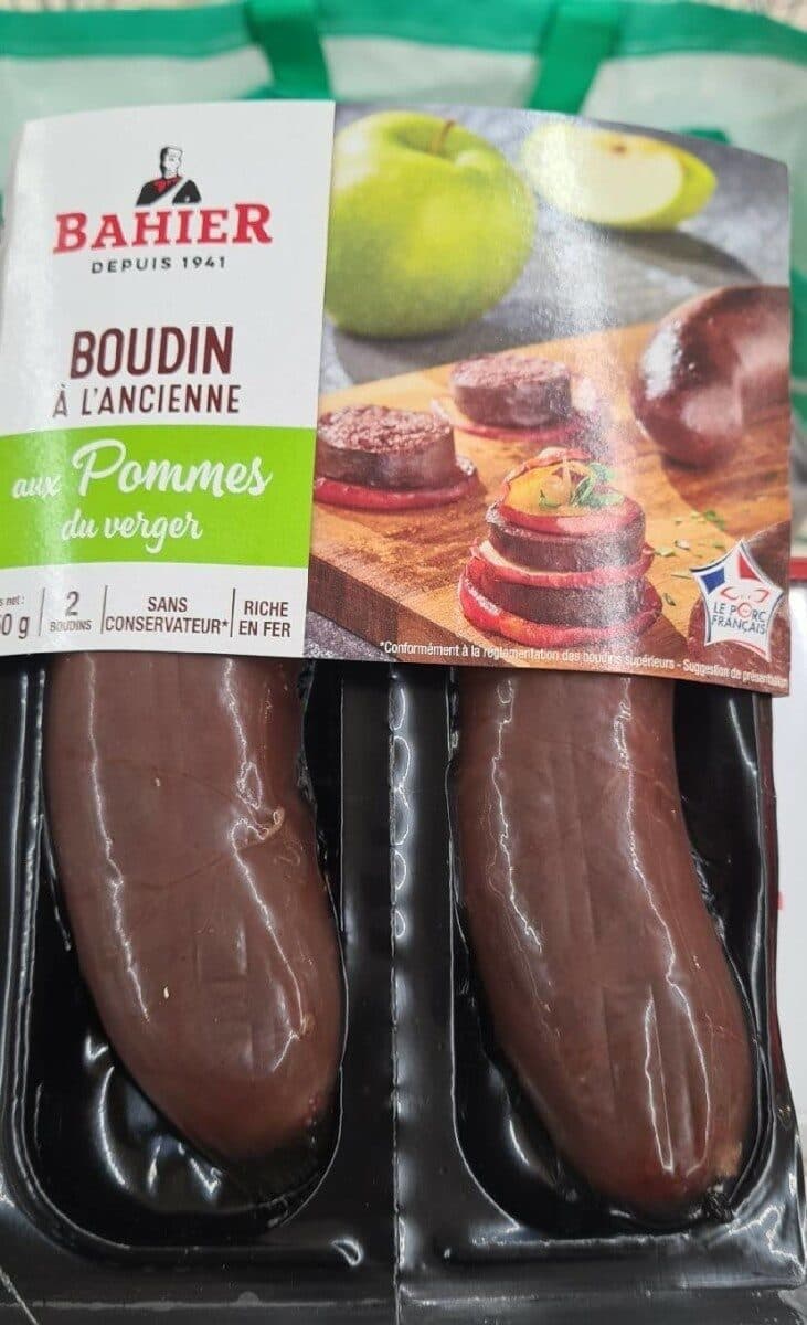 Charcuteries bahier Boudin à l'ancienne aux pommes du verger packshot