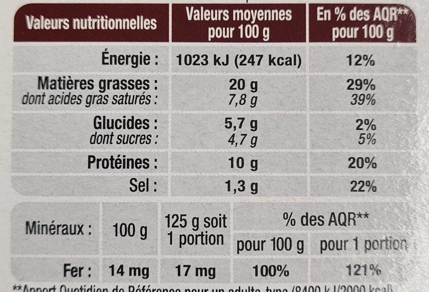 Charcuteries bahier Boudin à l'ancienne aux pommes du verger packshot