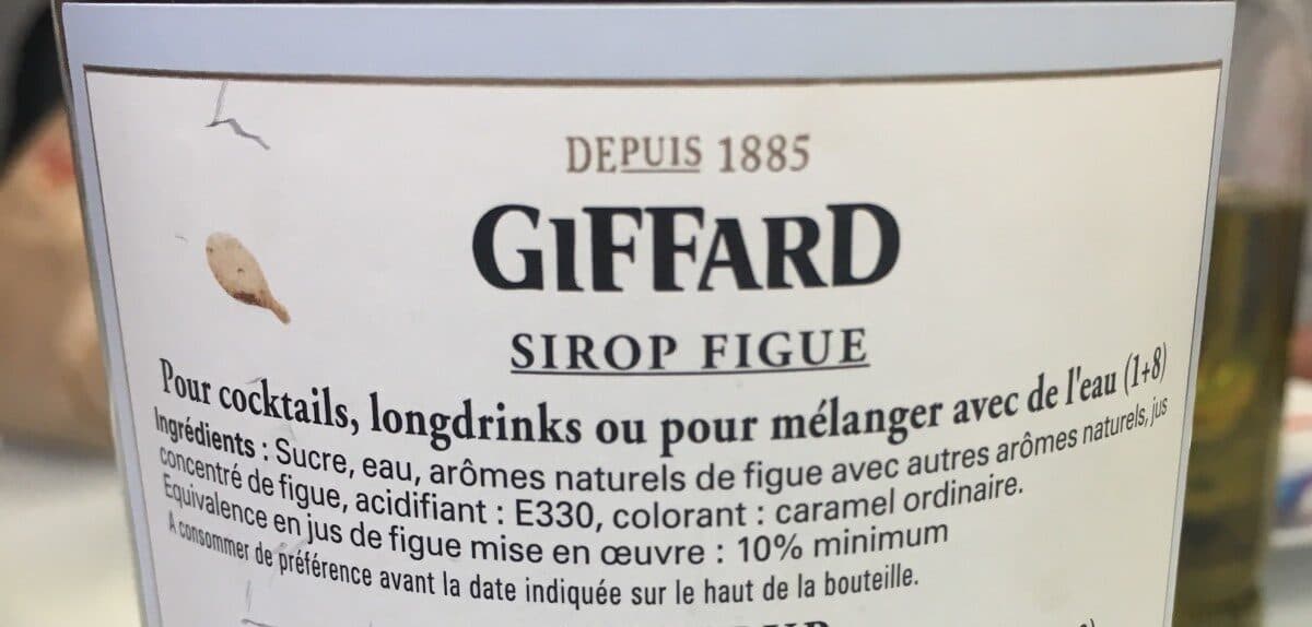 Giffard Feigen Sirup Giffard, Frankreich 1,00 L packshot