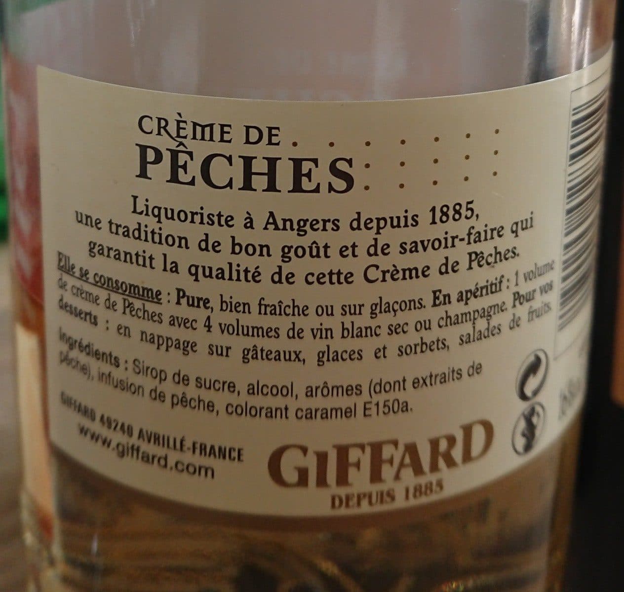 Giffard Giffard Crème de Pêche packshot