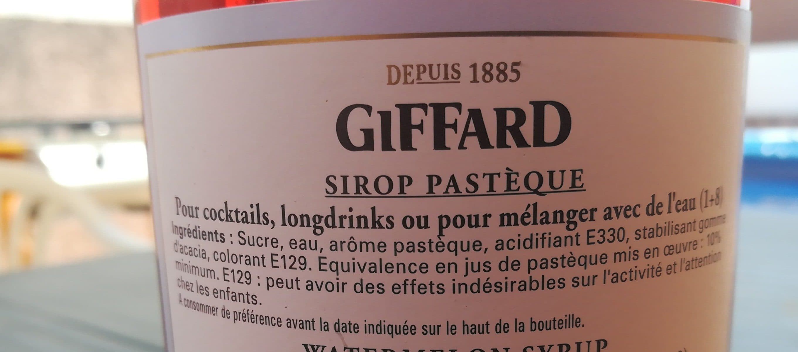 Giffard Sirop pastèque packshot