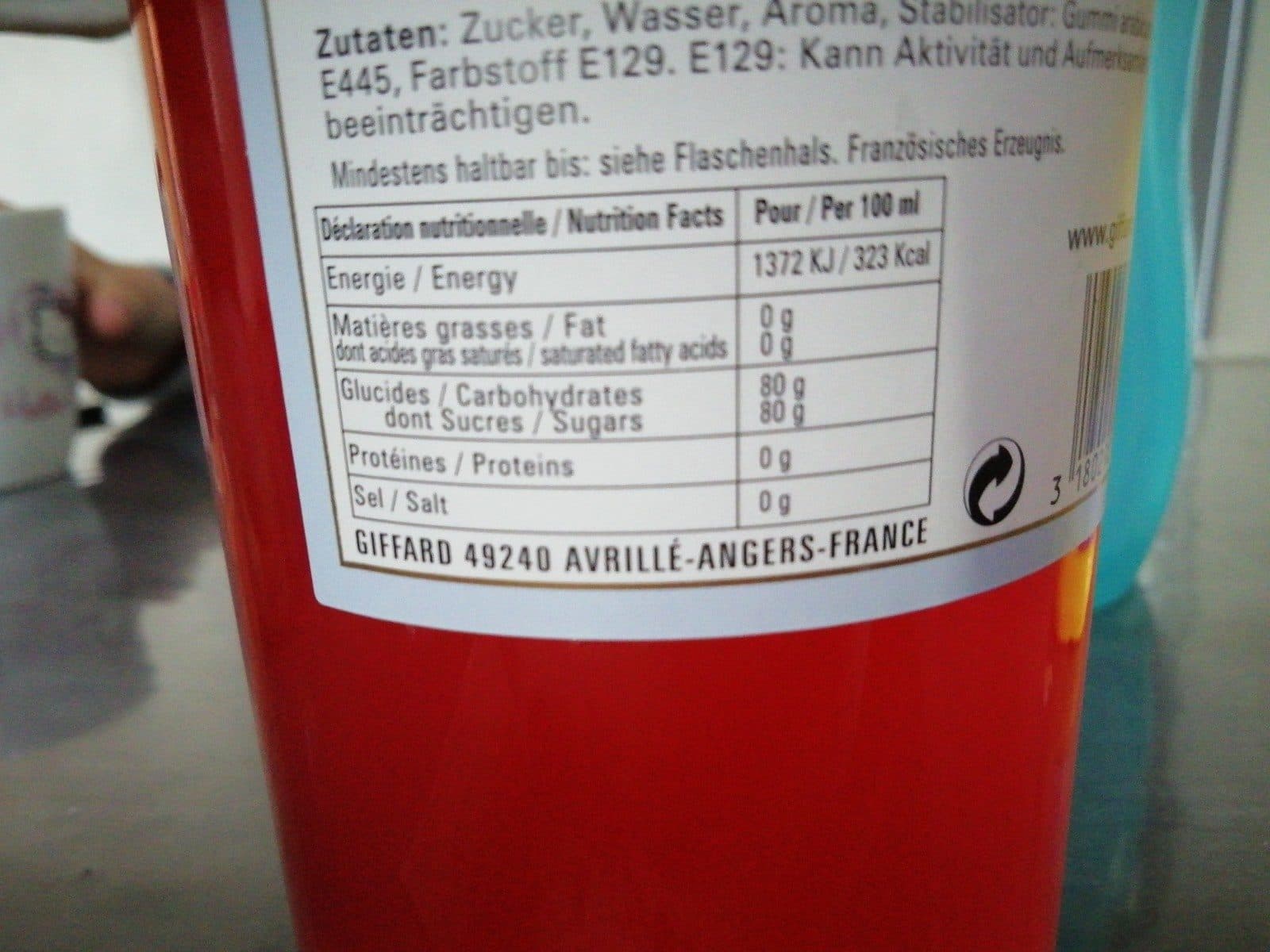 Giffard Sirop barbe a papa packshot