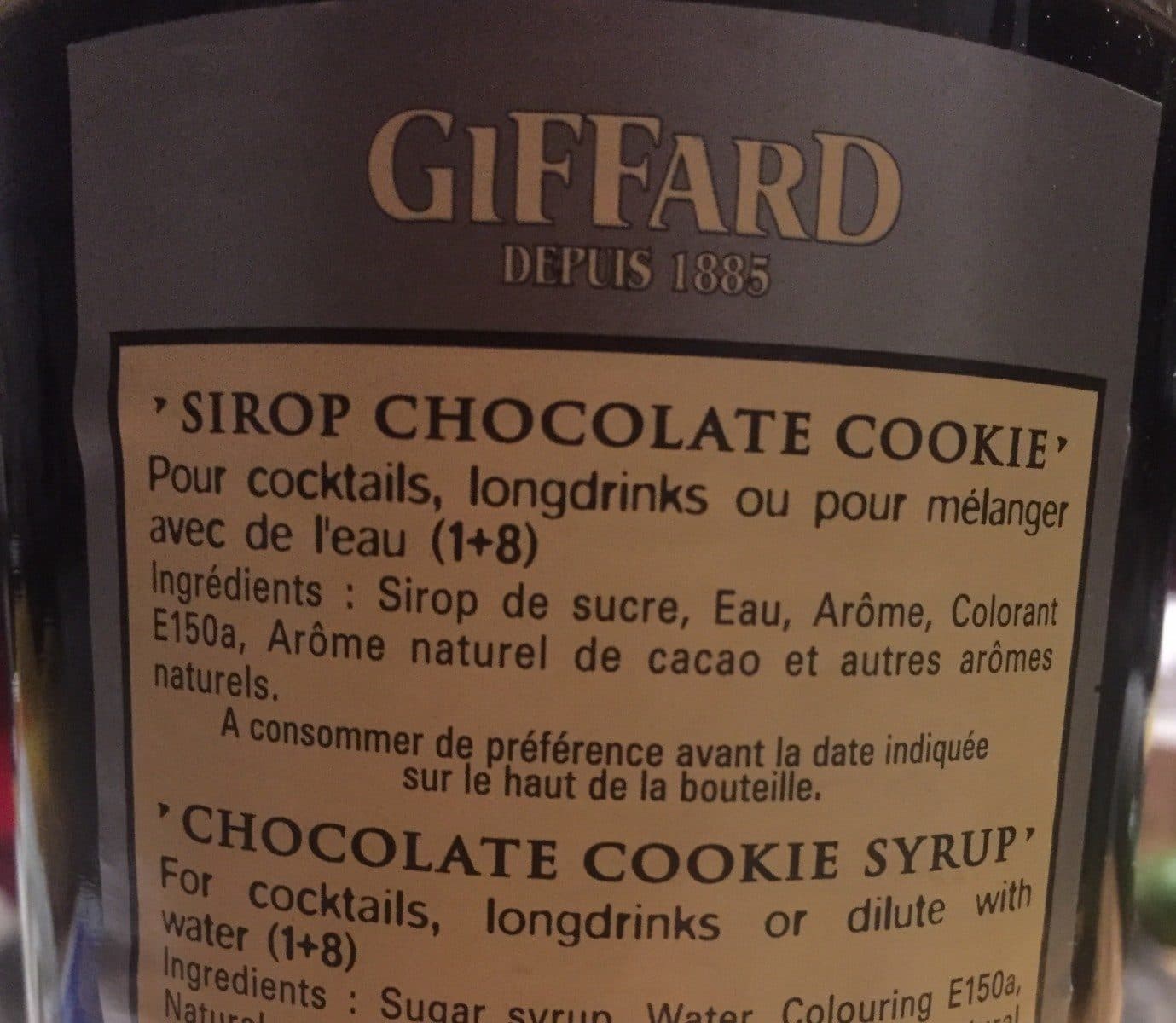 Giffard Giffard Chocolate Cookie Sirup Maxi packshot