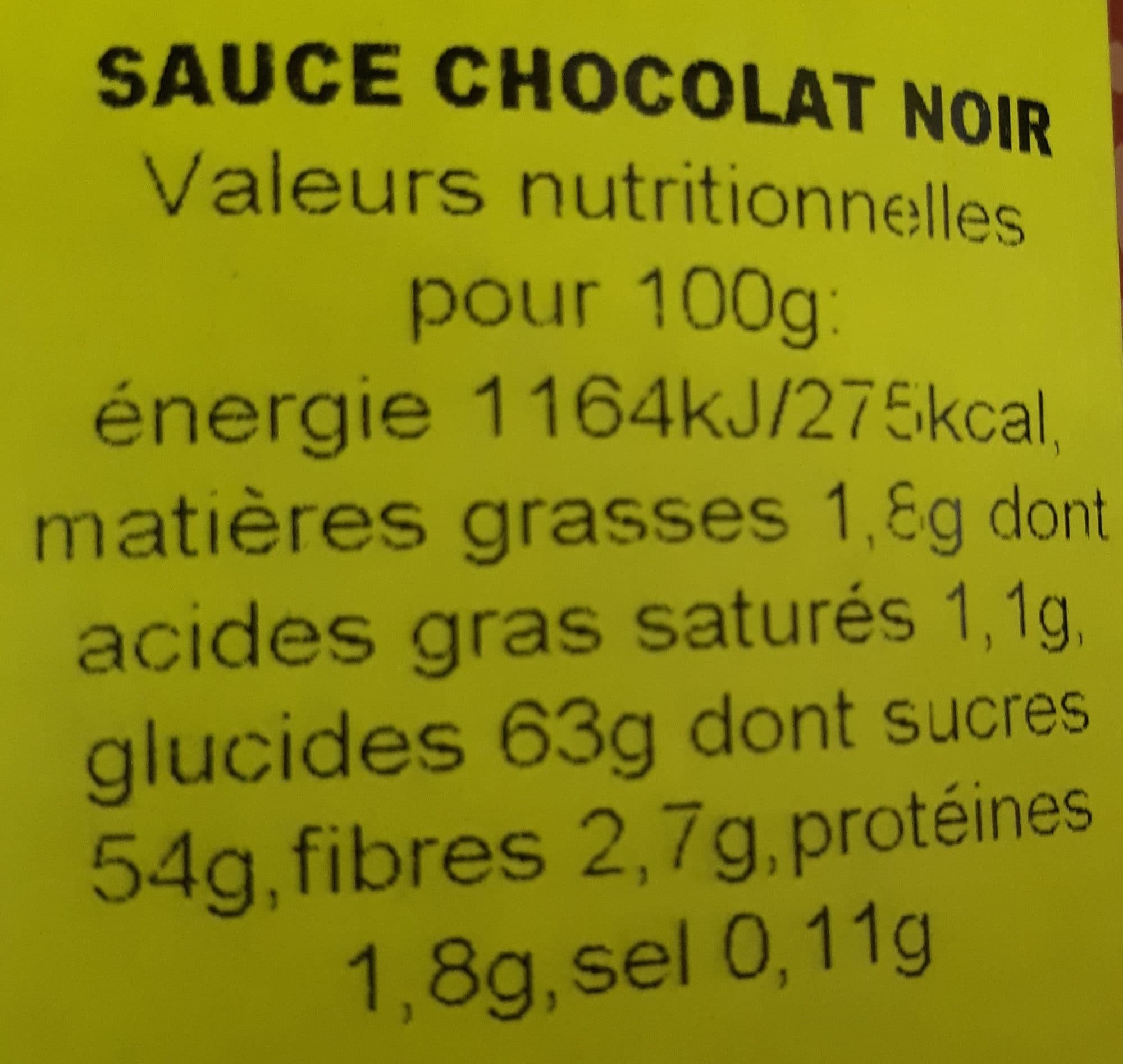 Giffard Dark Chocolate Sauce packshot