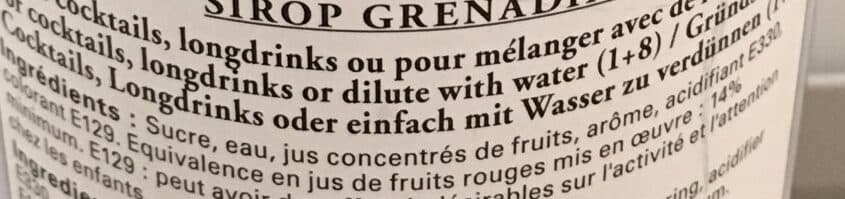 Giffard Sirop de grenadine packshot