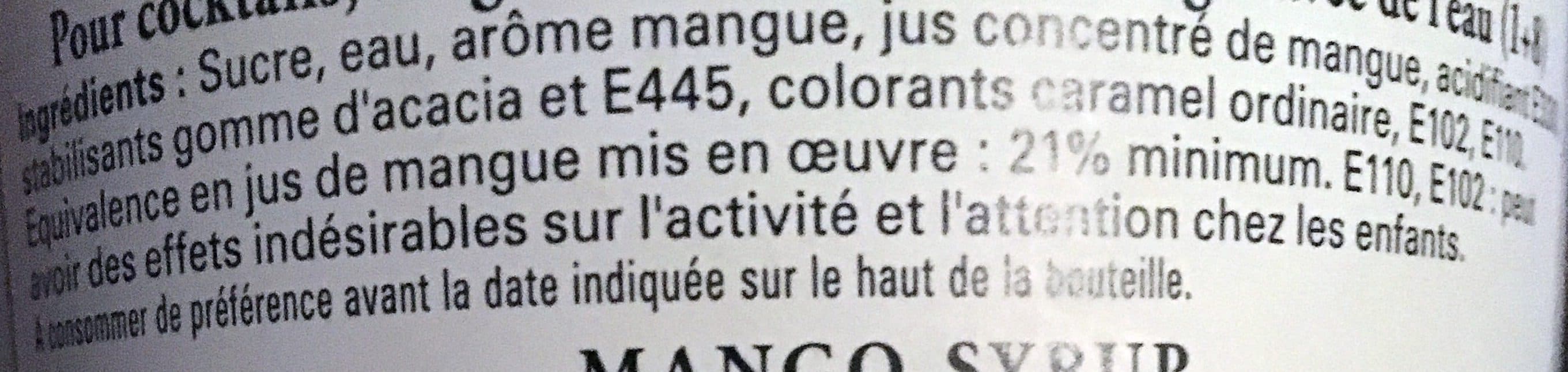 Giffard Giffard Mango (mangue) Sirup Maxi packshot