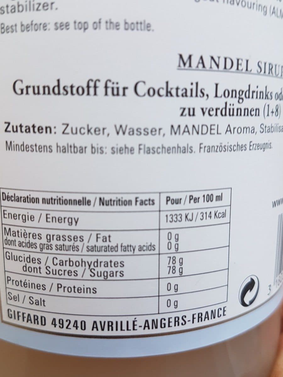 Giffard Giffard Mandel (orgeat) Sirup Maxi packshot