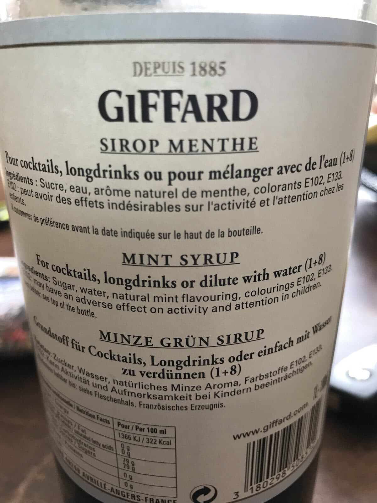 Giffard Giffard mont syrup packshot