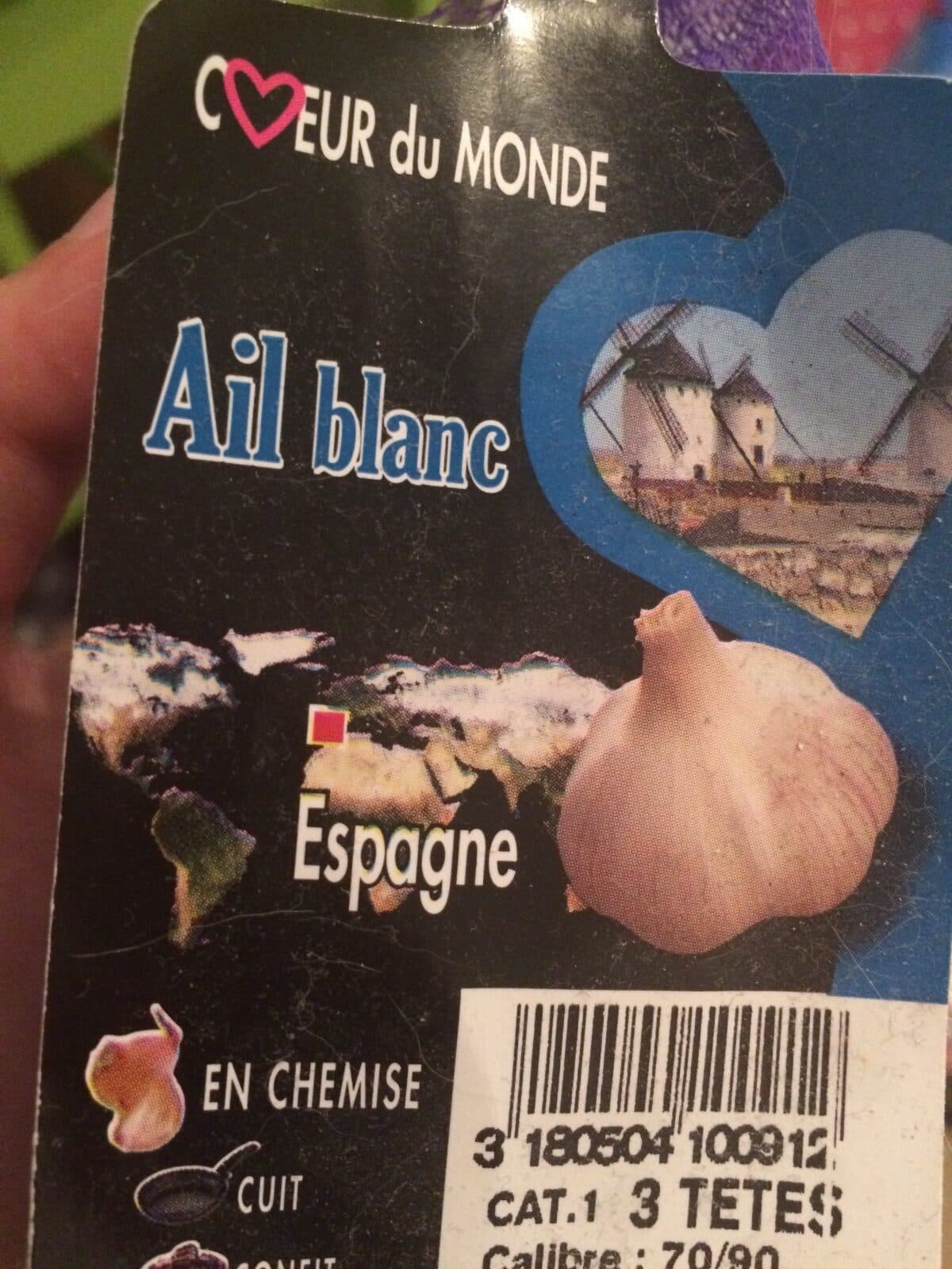 Open Food Facts Ail blanc packshot