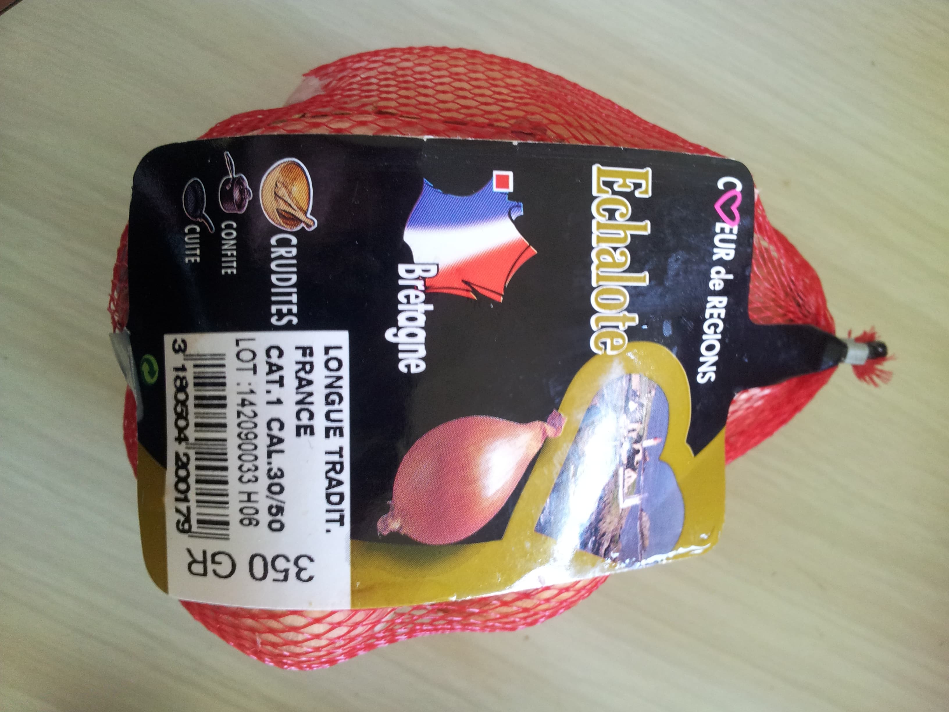 Cœur de Régions Echalote Bretagne Longue Tradit. (Cat. 1 , Cal. 30/50) packshot