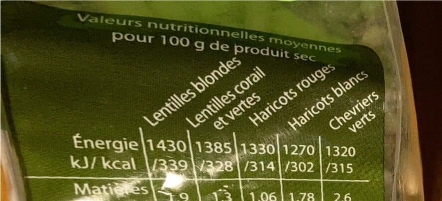 Instant Cuisine Haricot chevriers verts packshot