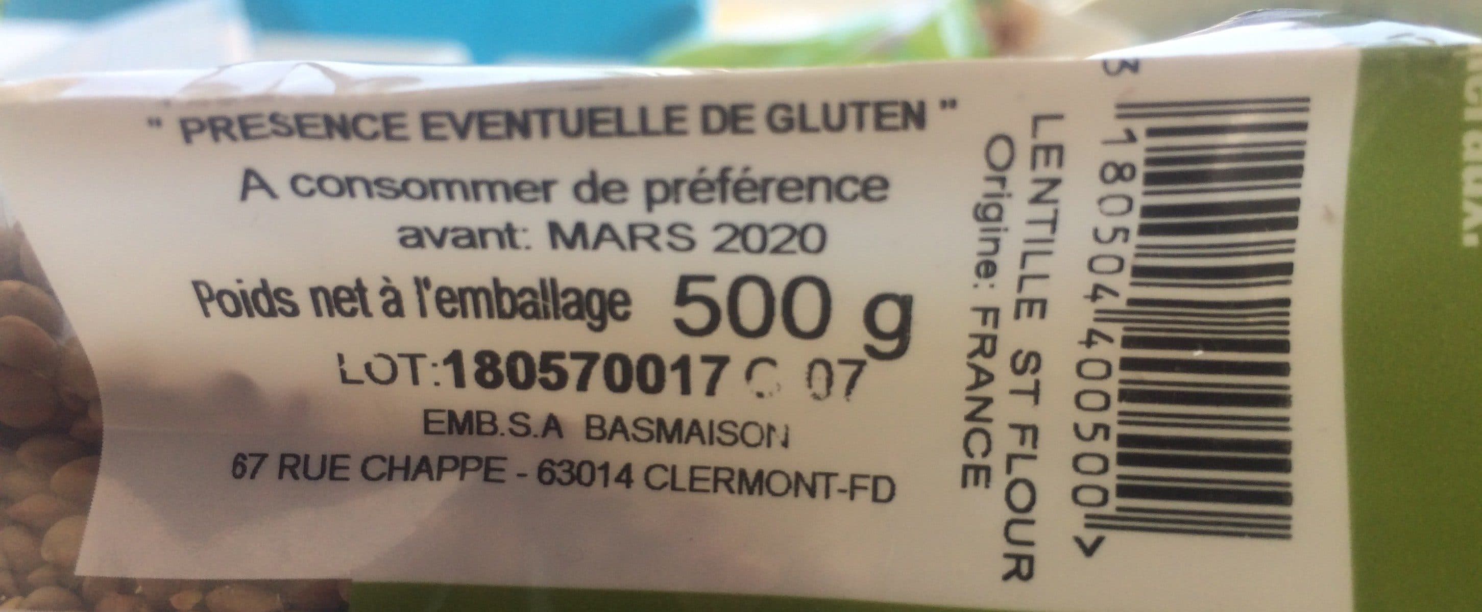 Condichef Lentilles Blondes packshot