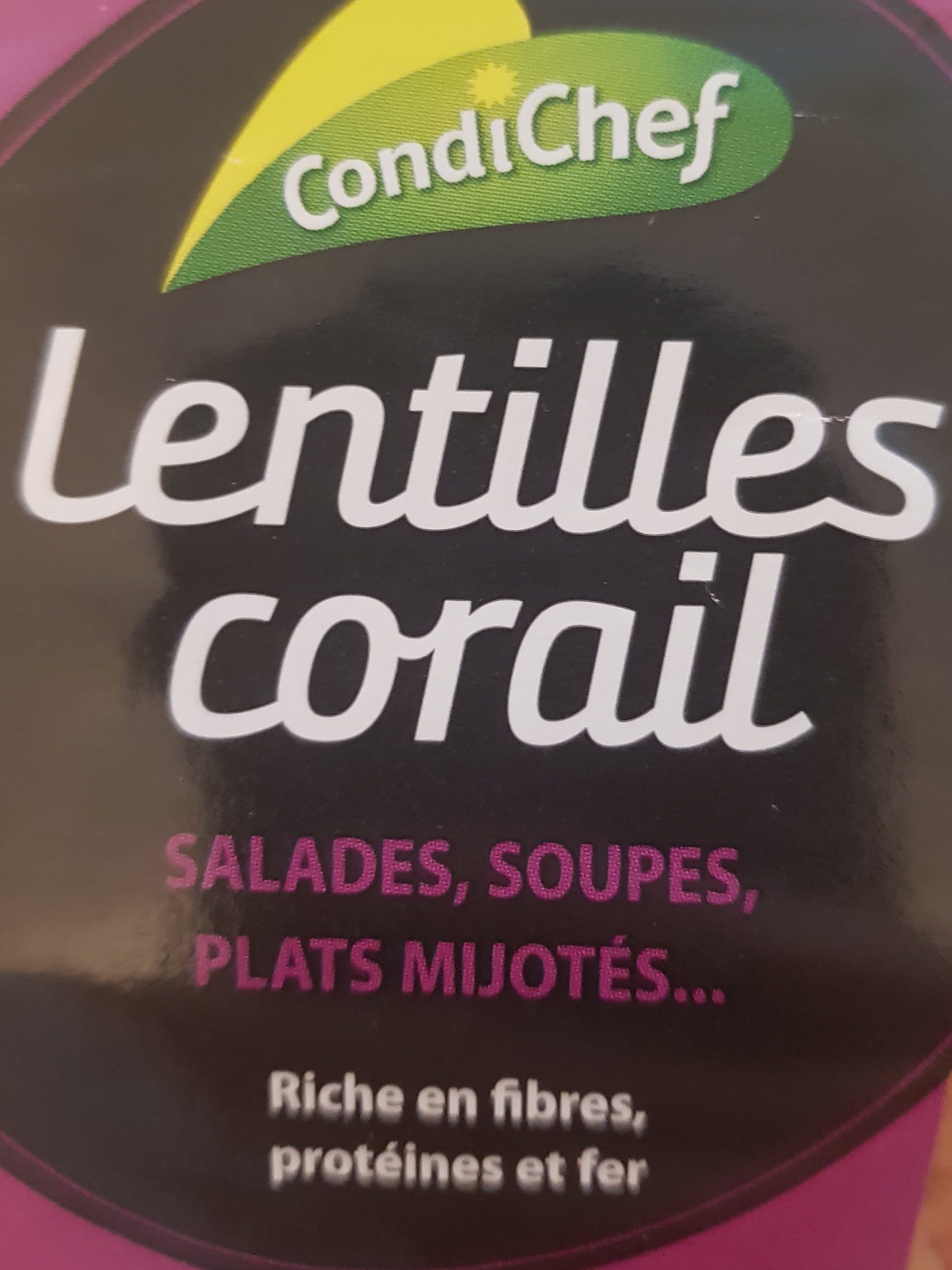 Condichef Lentilles corail packshot