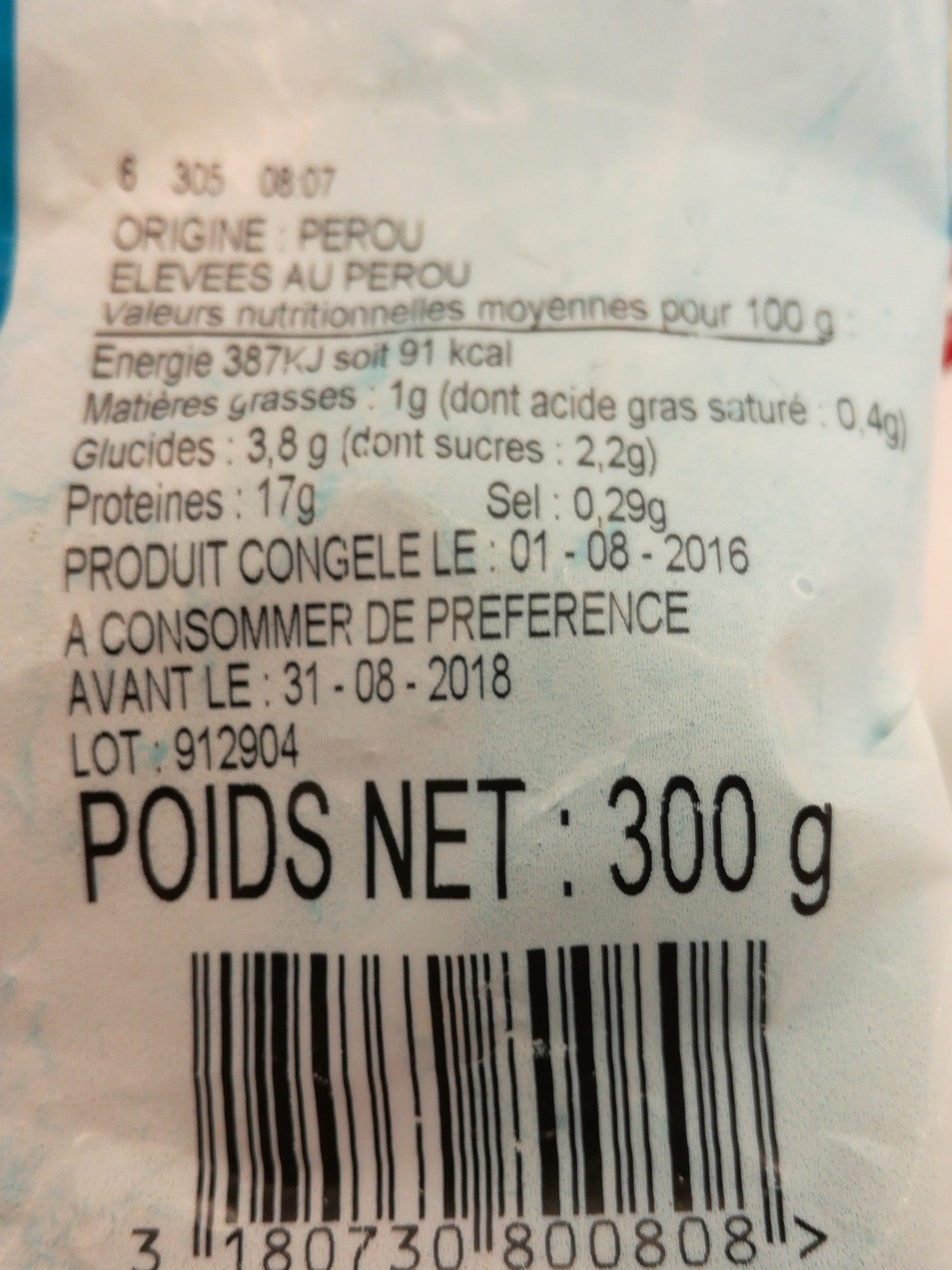 Packgel Noix de St Jacques avec corail packshot
