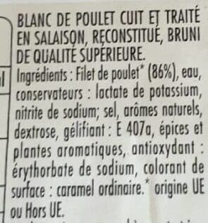 Madrange Blanc de poulet packshot