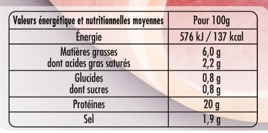 Madrange Le supérieur - Jambon cuit avec couenne packshot