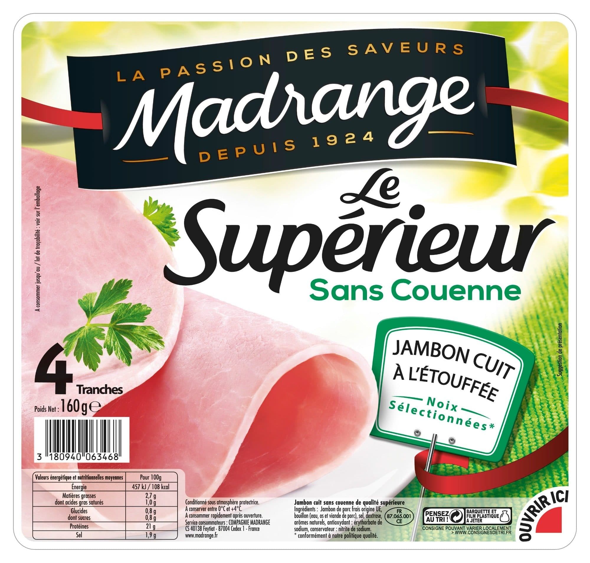 Madrange Le Supérieur sans Couenne packshot