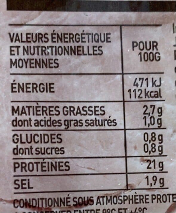Madrange Jambon cuit superieur braise sans couenne 25% rembourses packshot