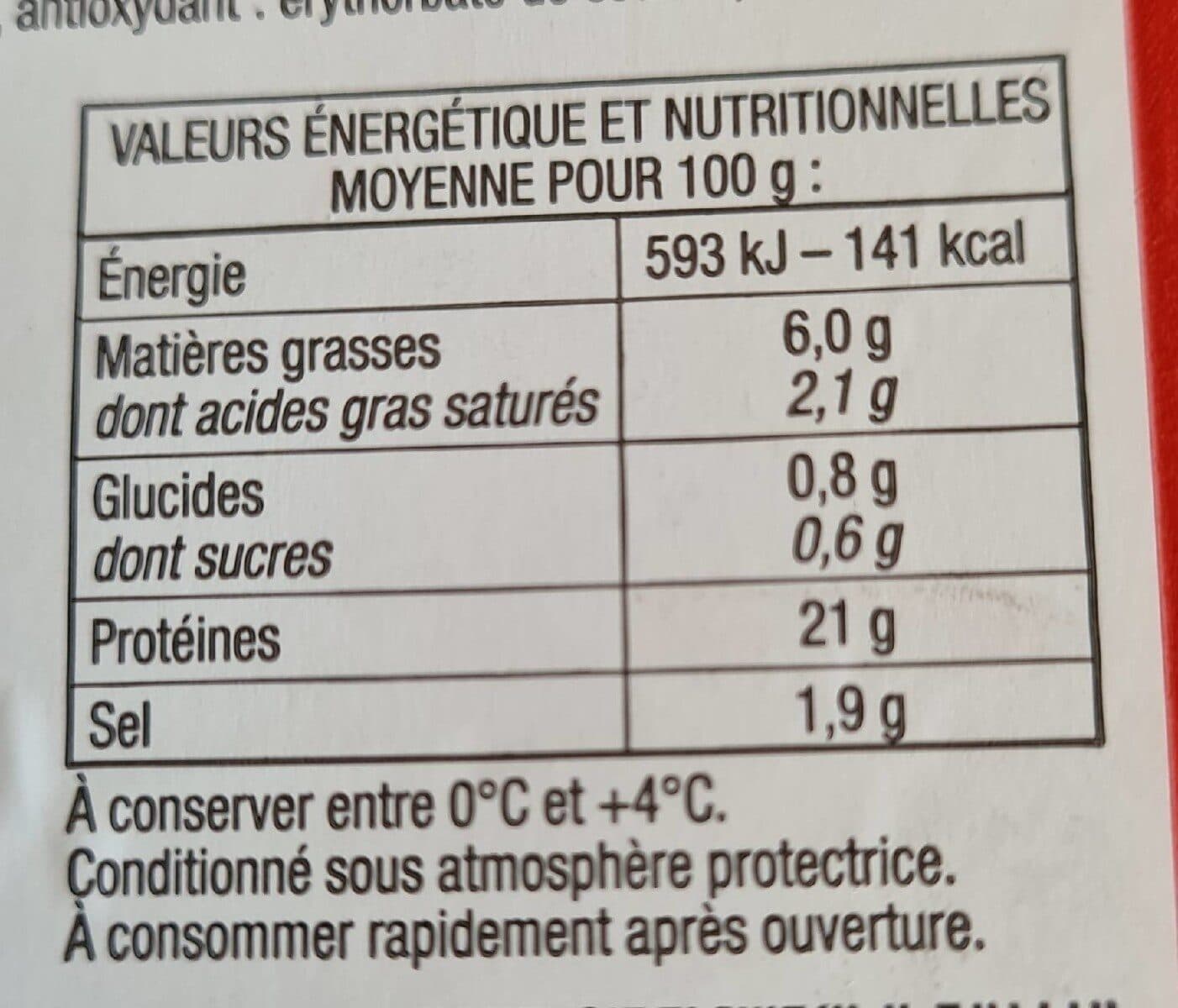 Open Food Facts Jambon supérieur à couenne cuit au torchon packshot