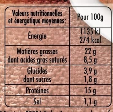 Madrange Terrine de Campagne dorée au four taux de sel réduit* (-25%) packshot
