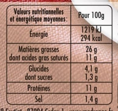 Madrange Mousse de Foie et sa pointe de crème - Taux de sel réduit* (-25%) packshot