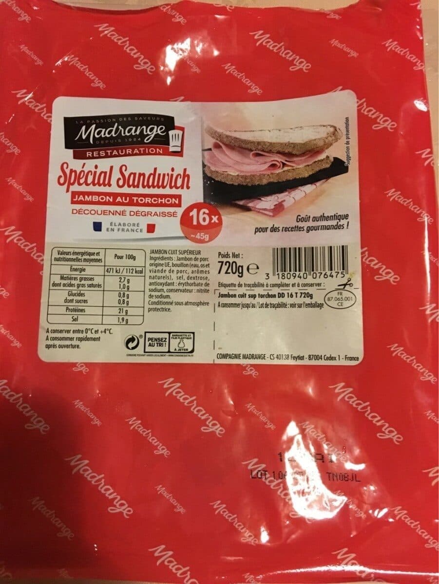 Madrange Jambon au torchon packshot