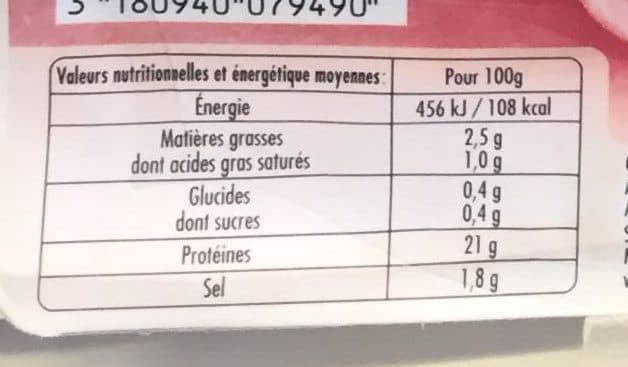 Madrange Mon Jambon Blanc packshot