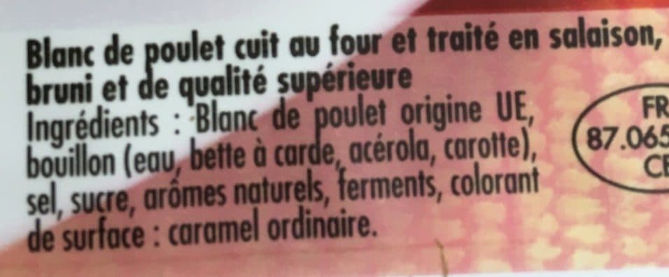 Madrange Mon Blanc de Poulet Cuit au Four packshot