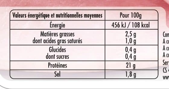 Madrange Mon Jambon Blanc 4tr VPF packshot