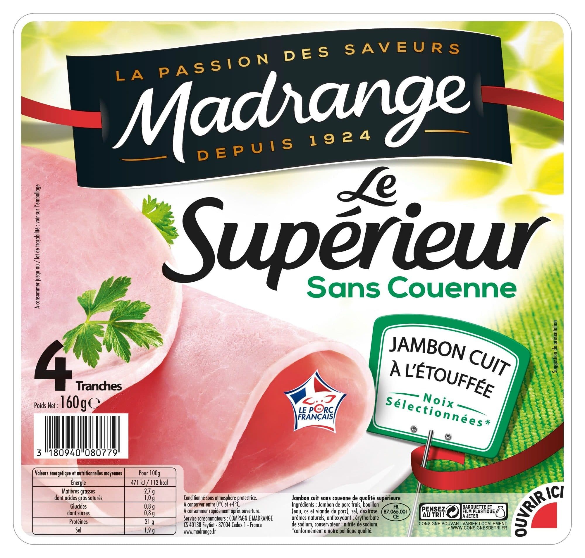 Madrange Le Supérieur Sans Couenne packshot