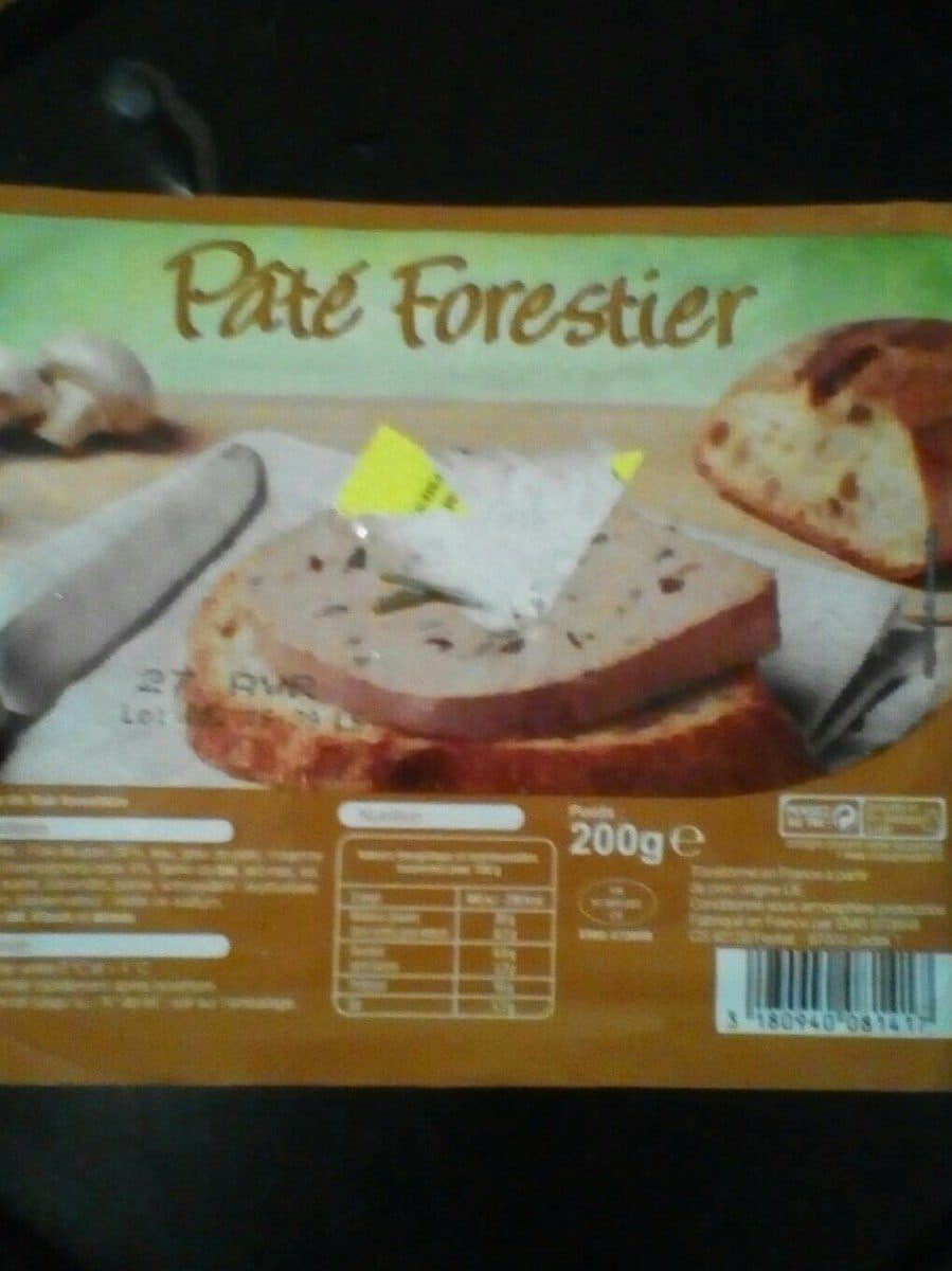 Open Food Facts Paté forestier packshot