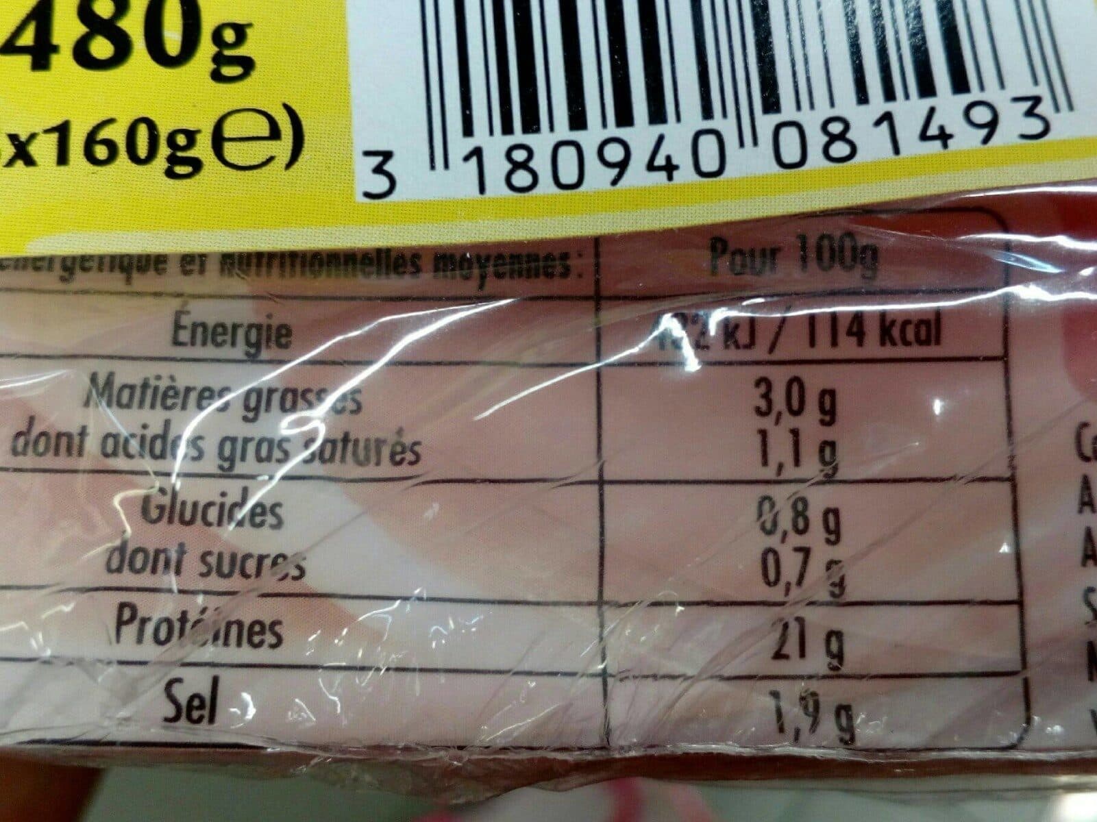 Madrange Jambon blanc madrange 4t packshot