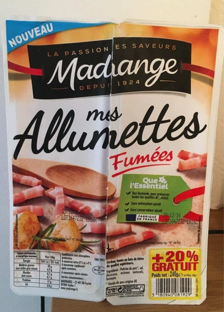 Madrange Mes Allumettes Fumées (+20 % gratuit) packshot