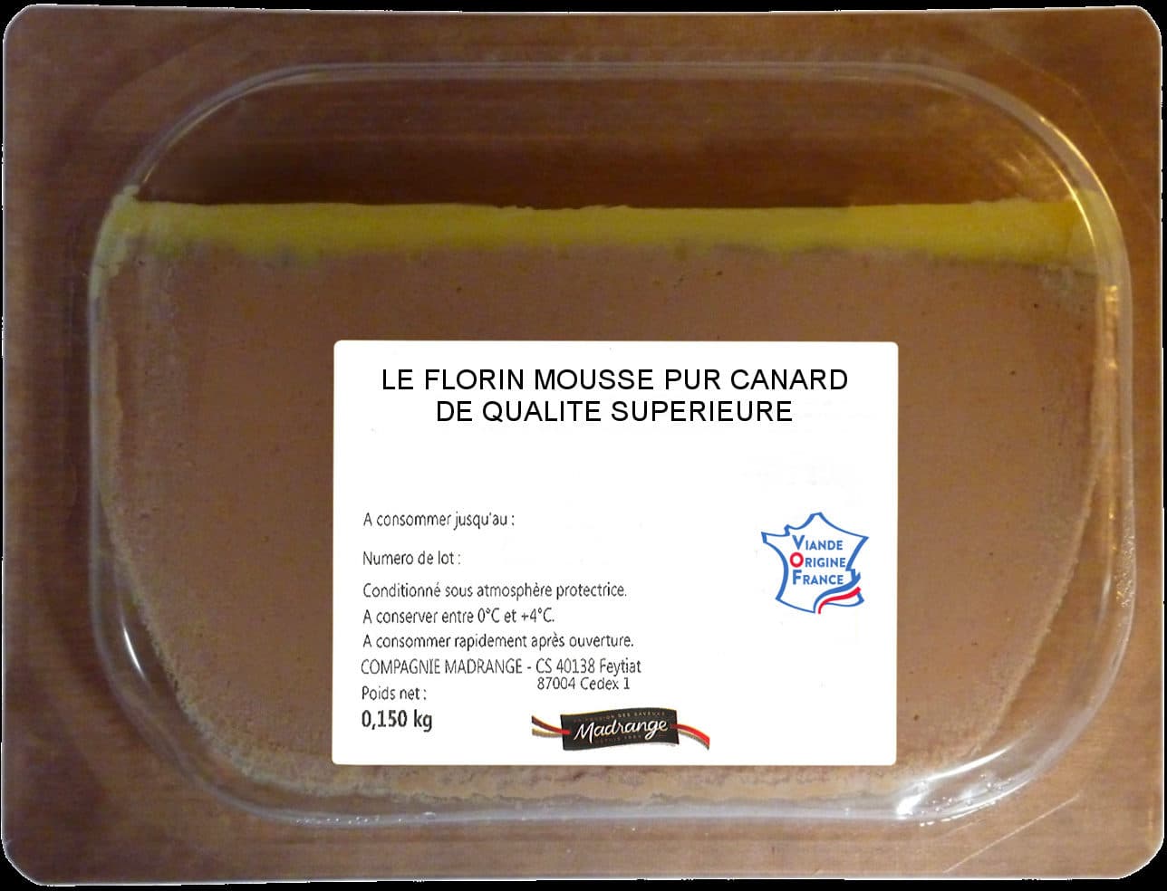 Madrange Le Florin Mousse Pur Canard De Qualité Supérieure packshot