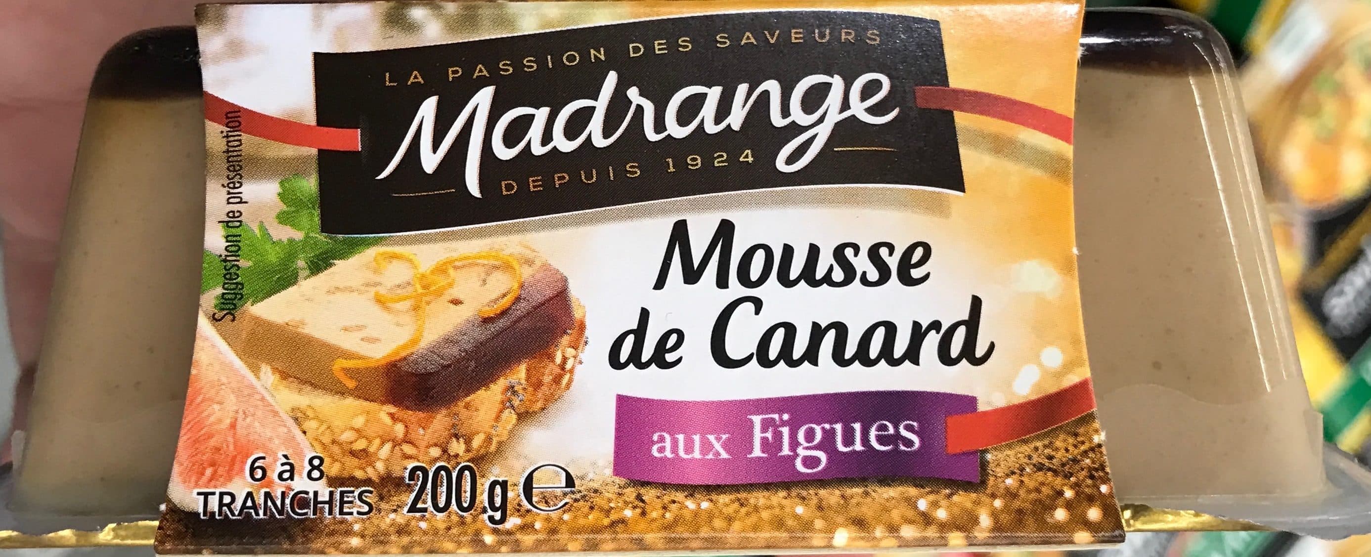 Madrange Mousse de Canard aux Figues packshot
