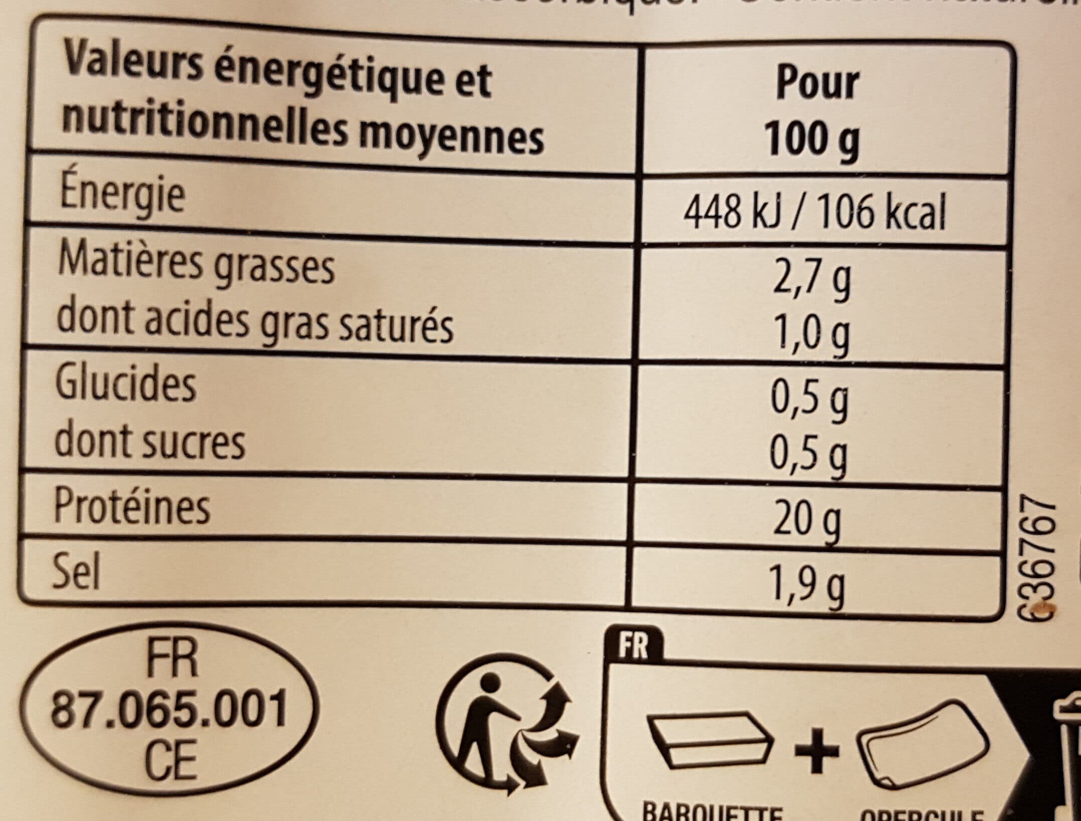 Madrange Mon Jambon Supérieur à l'Étouffée conservation sans nitrite (6 tranches) packshot