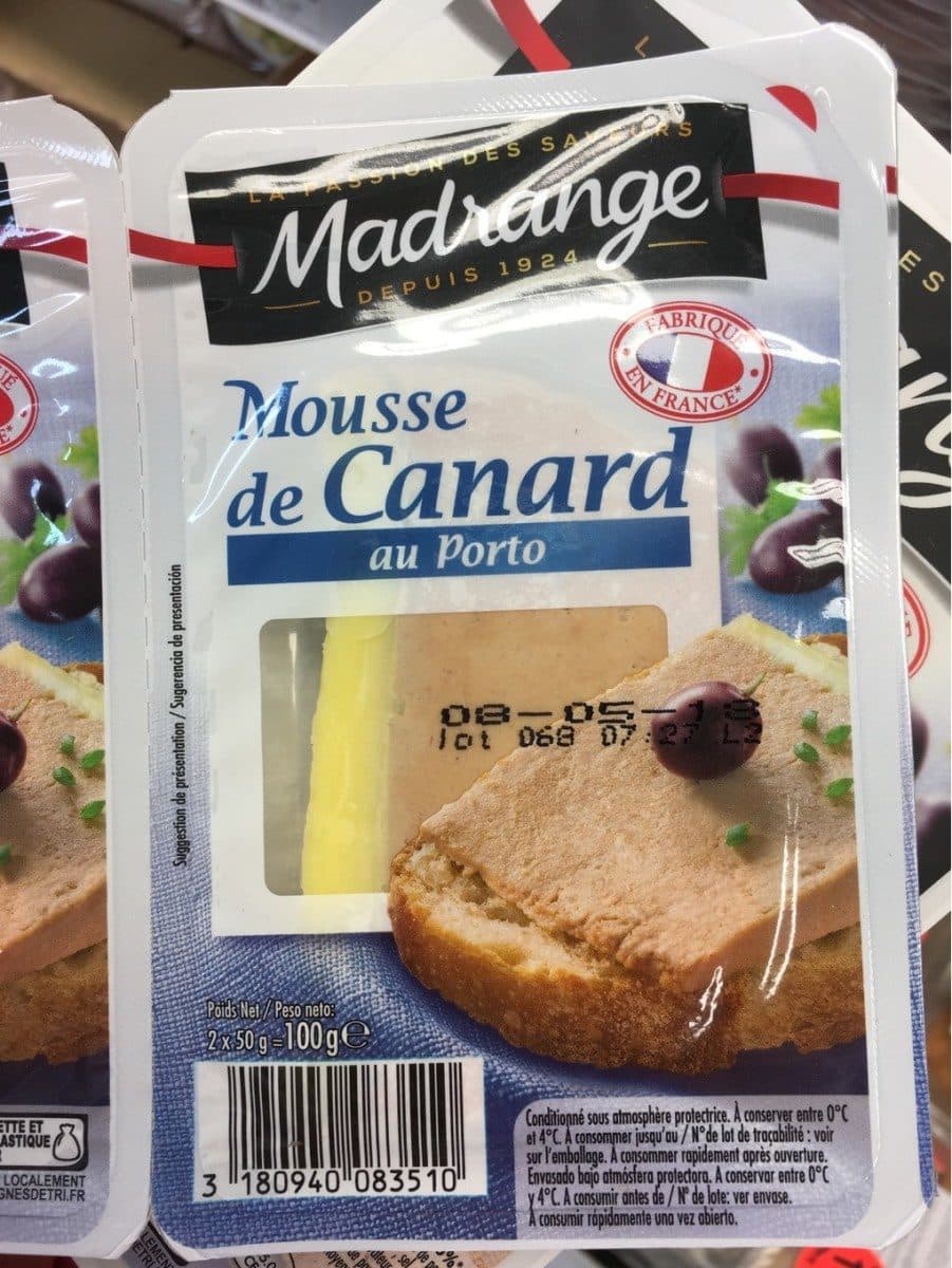 Madrange Mousse de canard au porto packshot