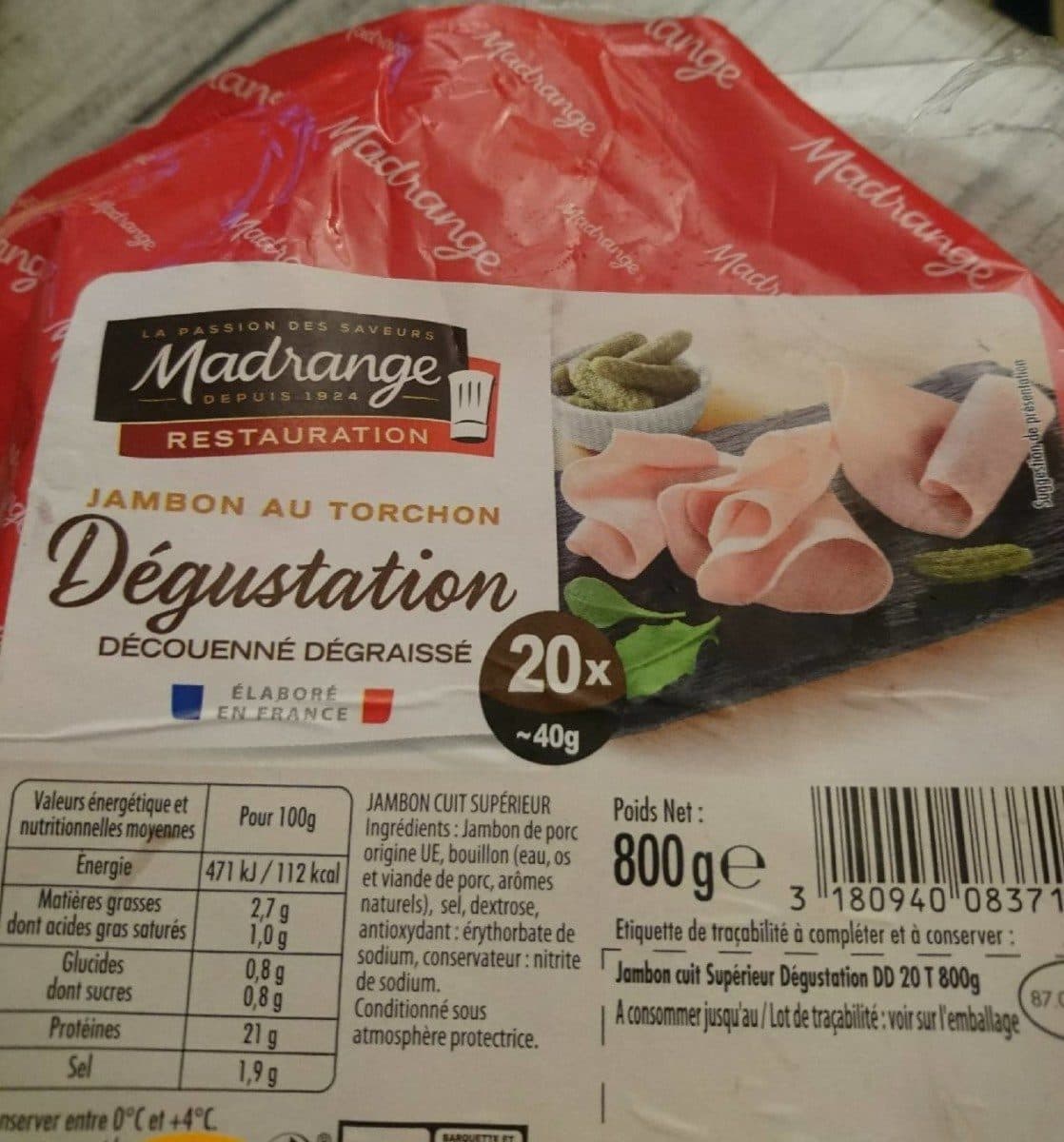 Madrange Jambon au torchon packshot