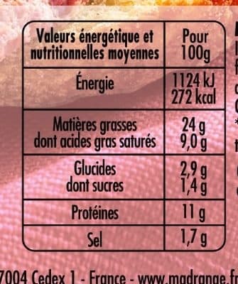 Madrange Mousse de foie et sa pointe de crème packshot